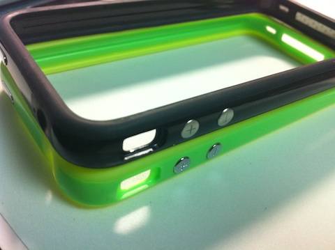 iPhone Bumper Black and Green iPhone Bumper Black and Green
