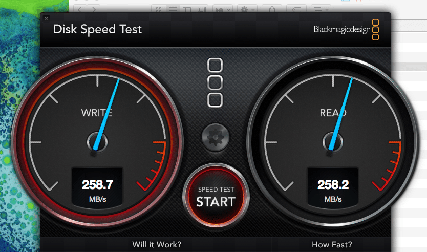SSD speed check mac pro sandisk 128GB